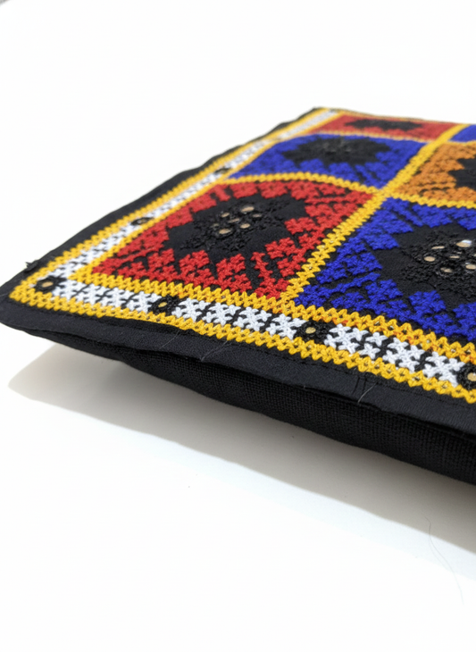 Heritage Square Patchwork Cushion Cover