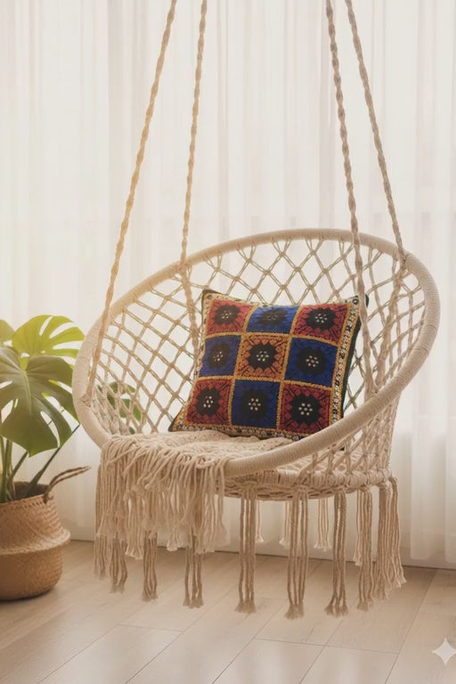 Heritage Square Patchwork Cushion Cover